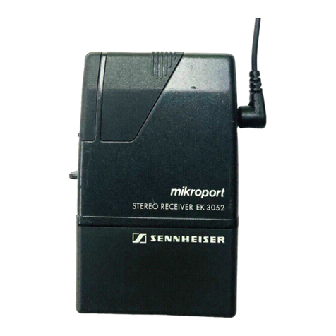 Sennheiser EK 3052 User manual
