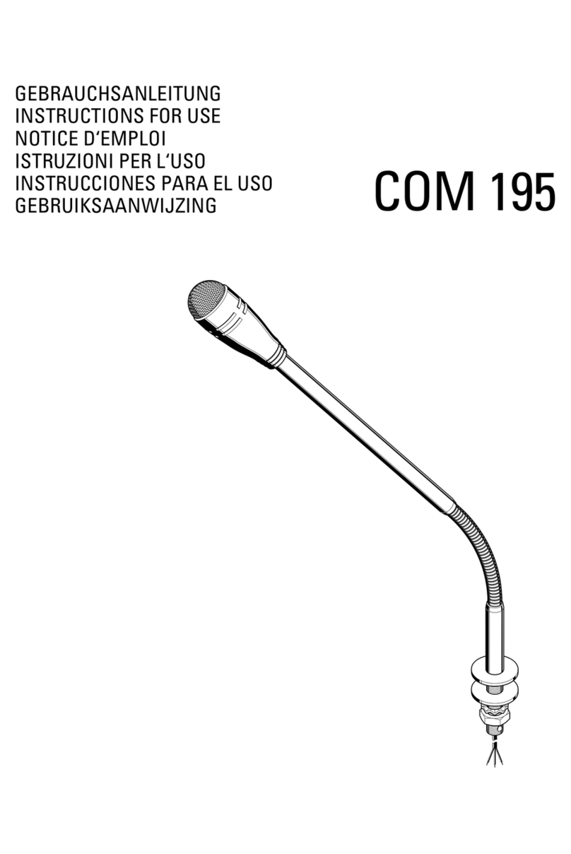 Sennheiser COM 195 Instructions for use