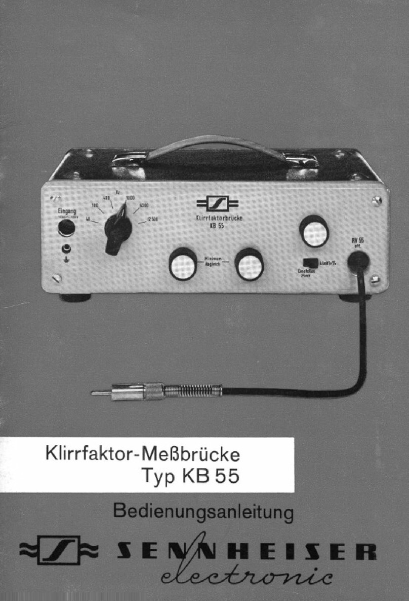 Sennheiser KB 55 Bedienungsanleitung Sennheiser KB 55 Bedienungsanleitung