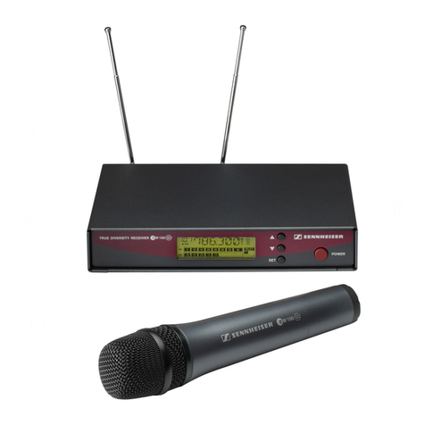 Sennheiser EW 100 G2 User manual Sennheiser EW 100 G2 User manual