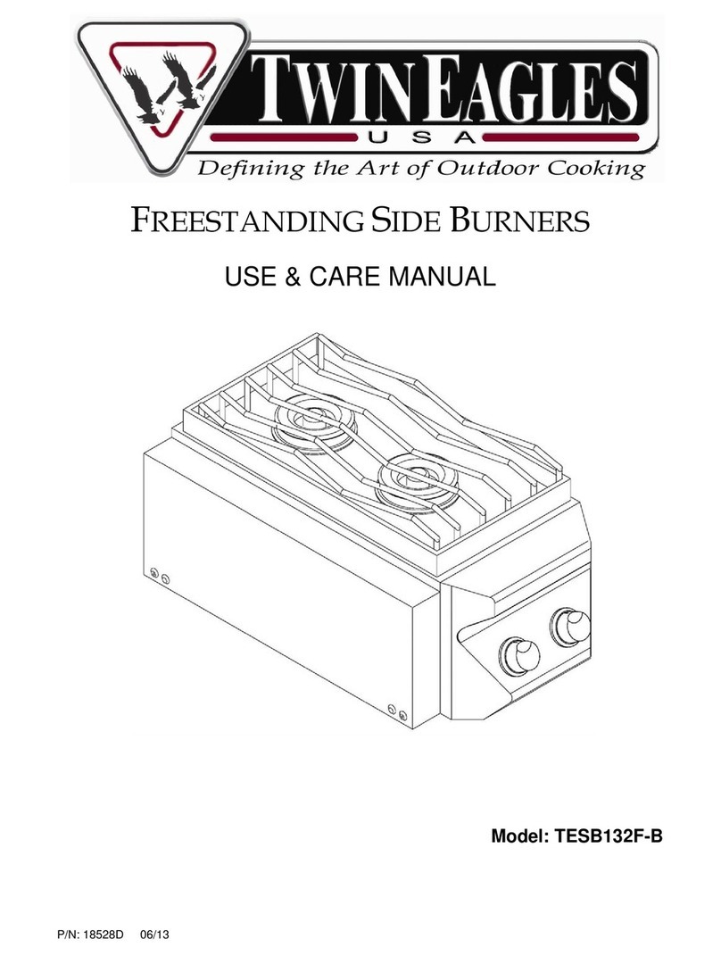 Twin Eagles TESB132F-B Use & care manual