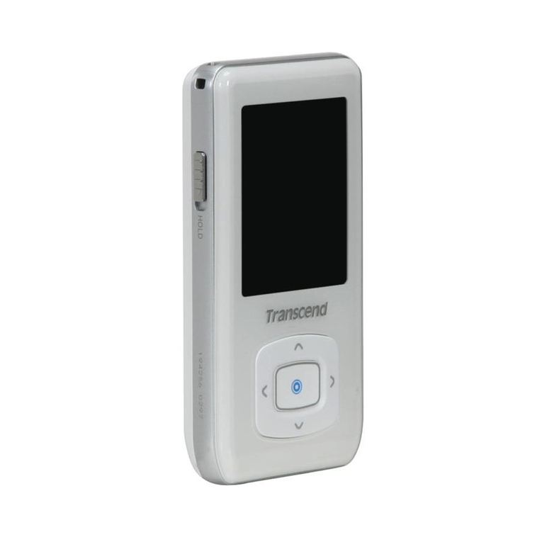 Transcend MP850 user manual