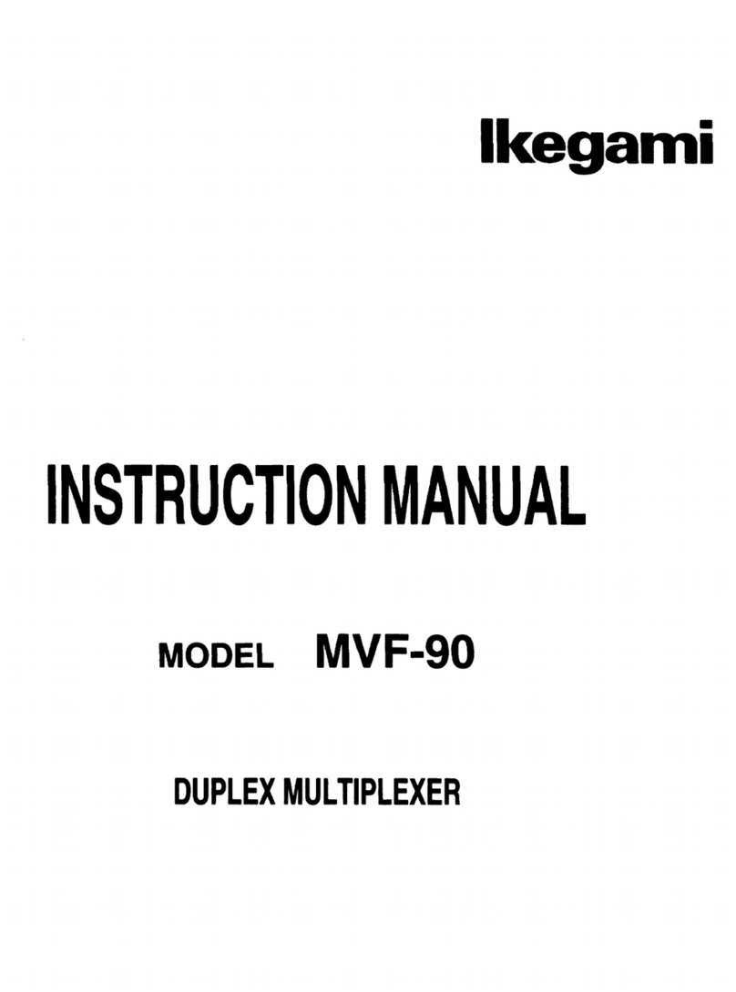 Ikegami MVF-90 instruction manual