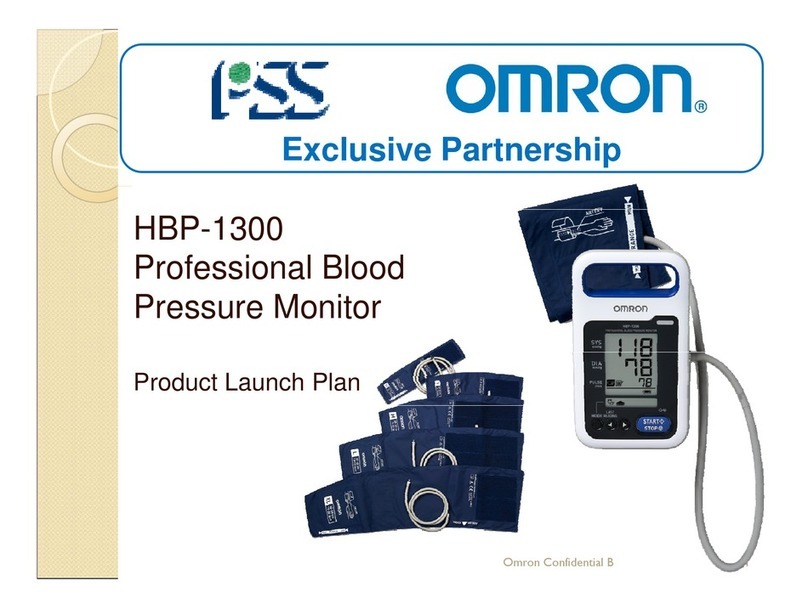 Omron HBP-1300 User manual Omron HBP-1300 User manual