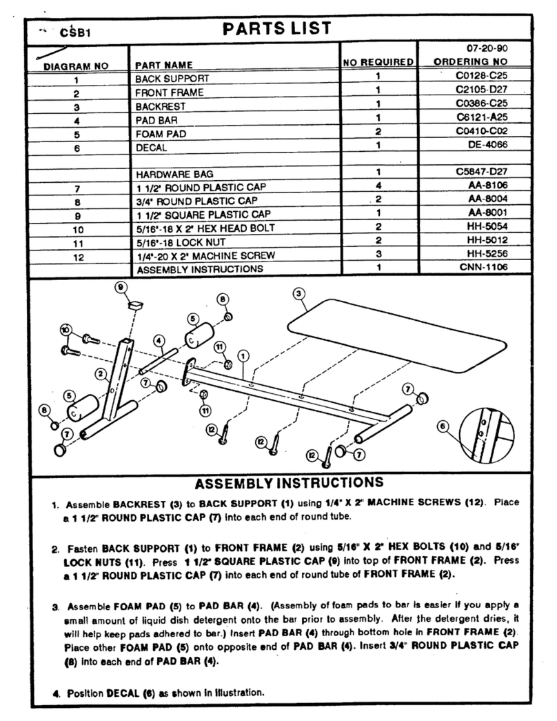 NordicTrack 1 1/4 Slant Board manual
