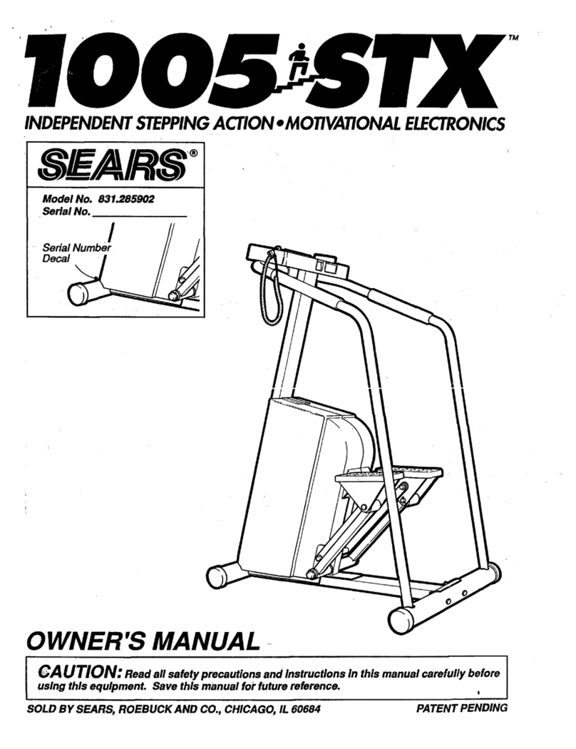 Sears 1005 STX User manual