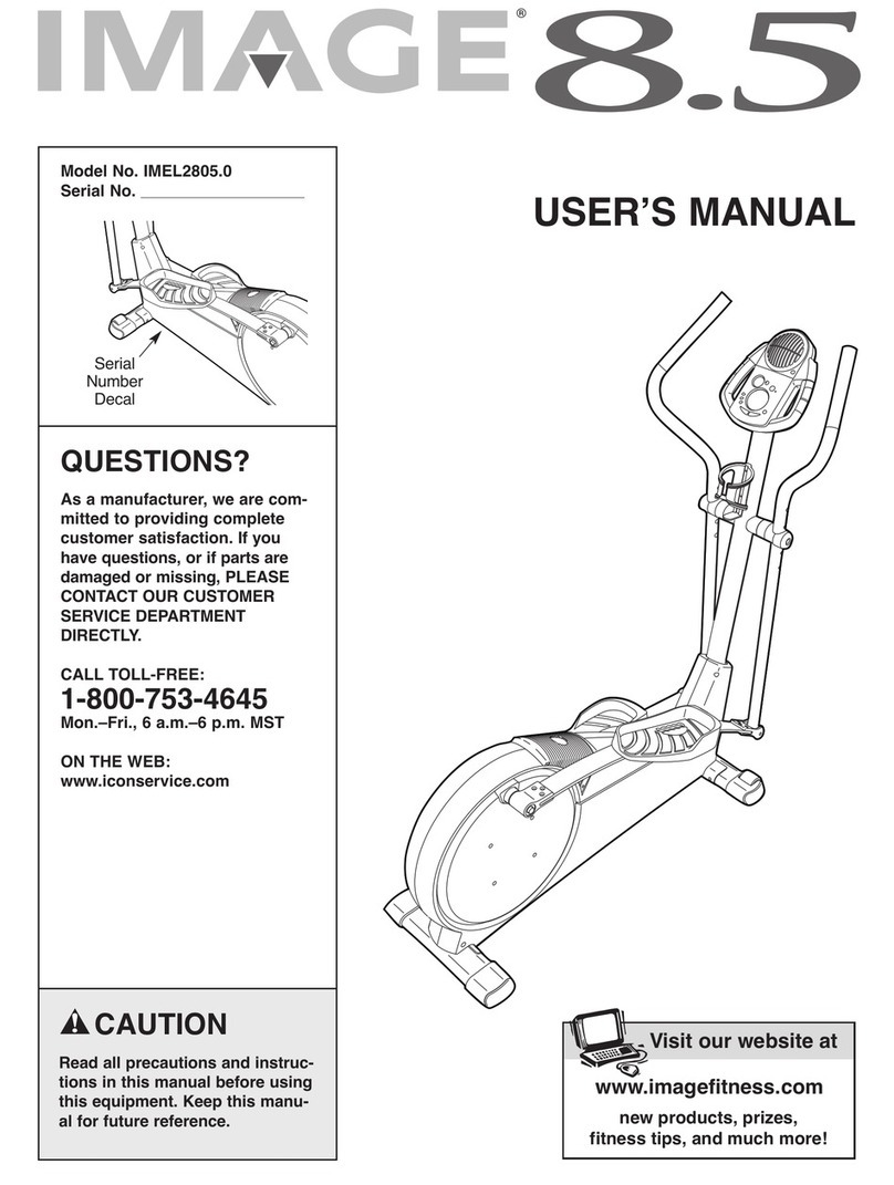 Image 8.5 Elliptical user manual