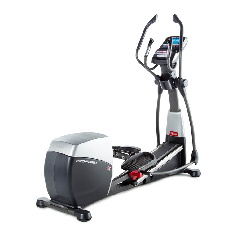 Pro-Form 18.0 Re Elliptical User manual