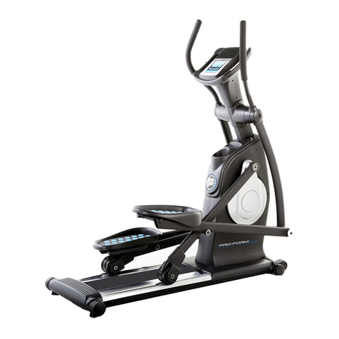 Pro-Form 20.0 Crosstrainer Elliptical manual