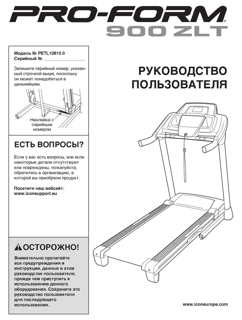 Pro-Form 1250 zlt treadmill 