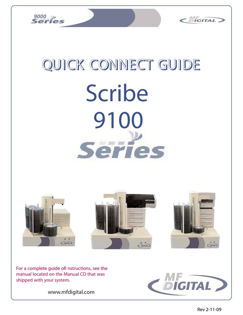 MF DIGITAL Scribe 9100 Series Quick connect guide