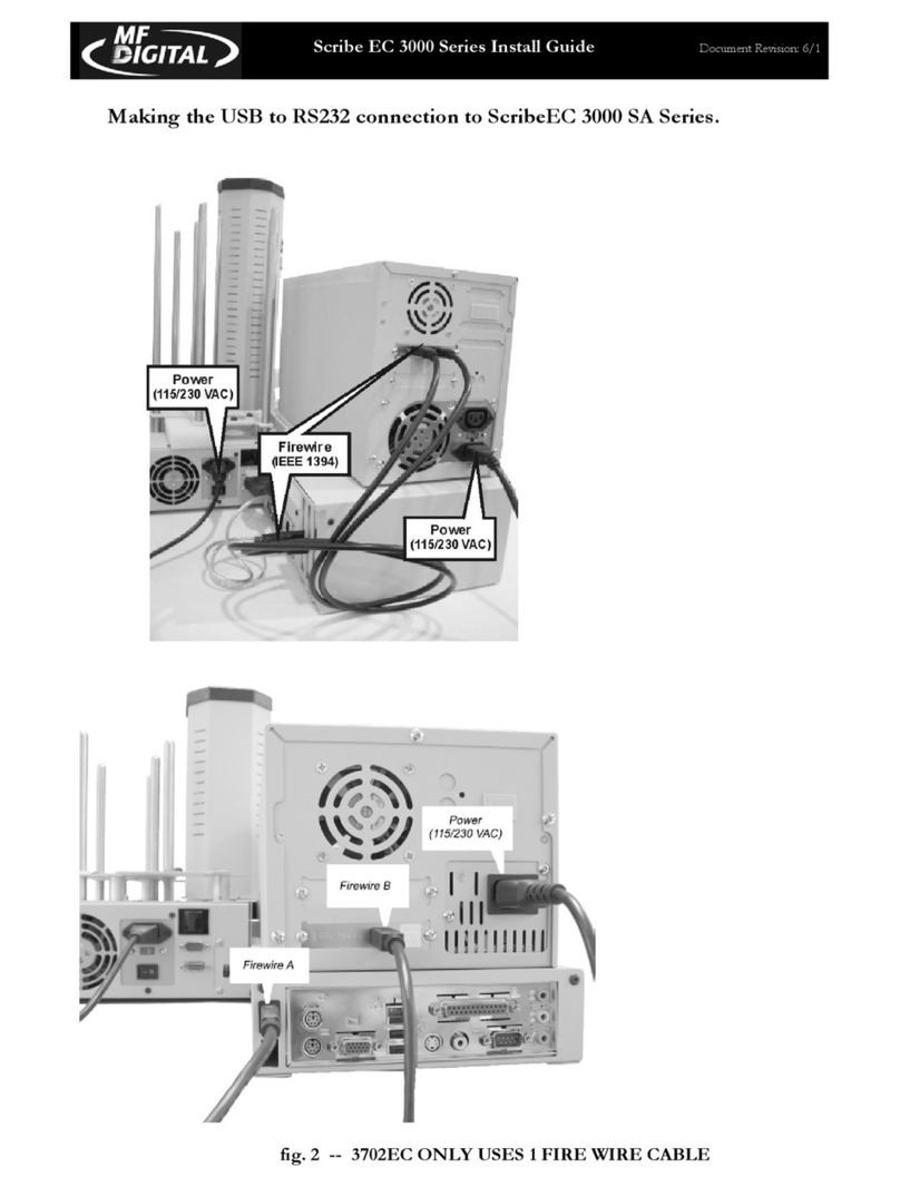 MF DIGITAL Scribe EC 3000 User manual