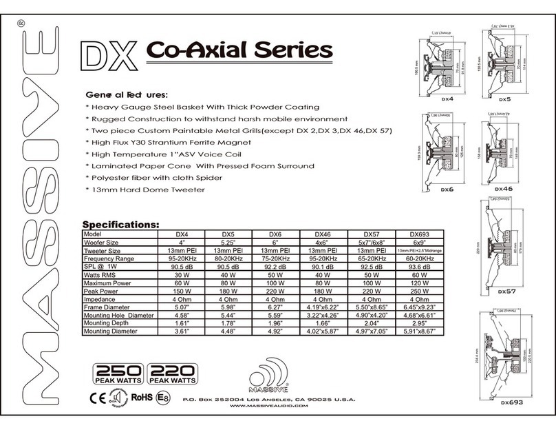 Massive Audio DX4 specification