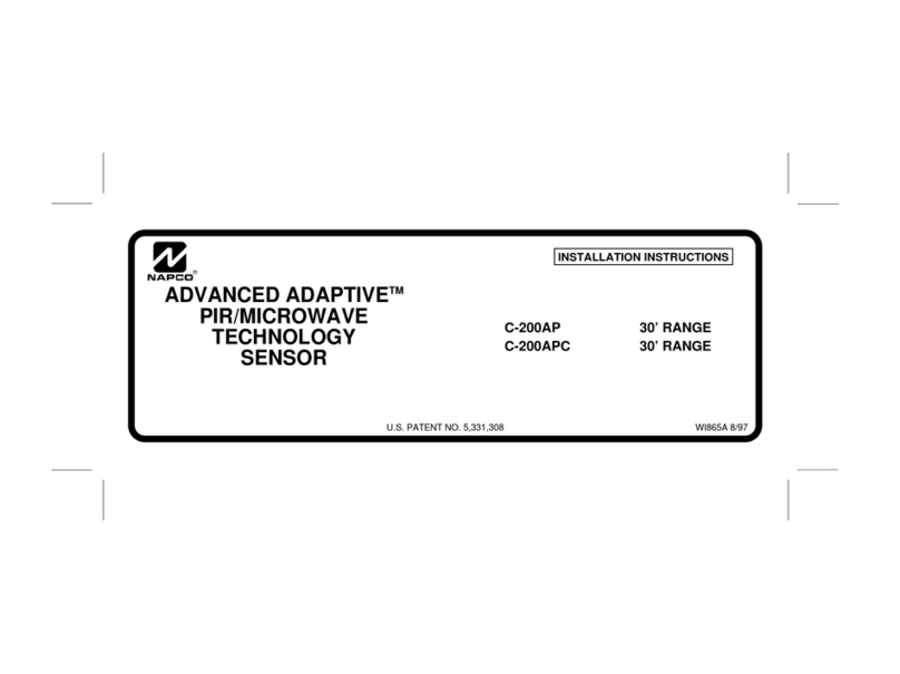 NAPCO ADVANCED ADAPTIVE C-200AP User manual NAPCO ADVANCED ADAPTIVE C-200AP User manual