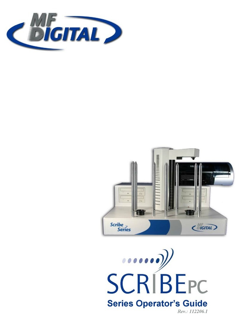 MF DIGITAL Scribe PC Operator's guide