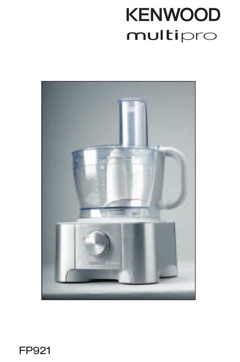 Kenwood multipro FP921 Installation guide
