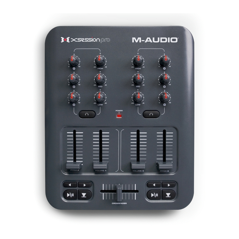 M-Audio X-Session Pro User manual