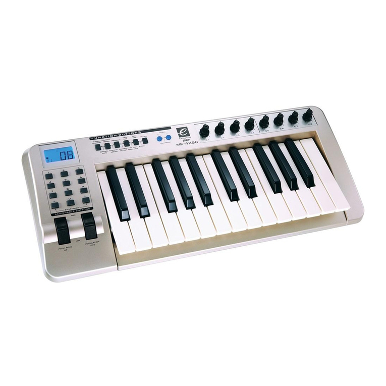 M-Audio Evolution MK-425C User manual