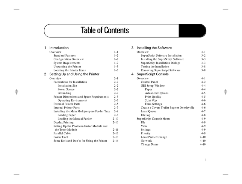 NEC SuperScript 660plus User manual