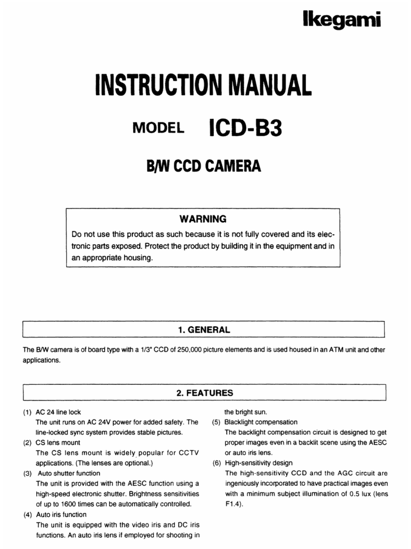 Ikegami ICD-B3 User manual