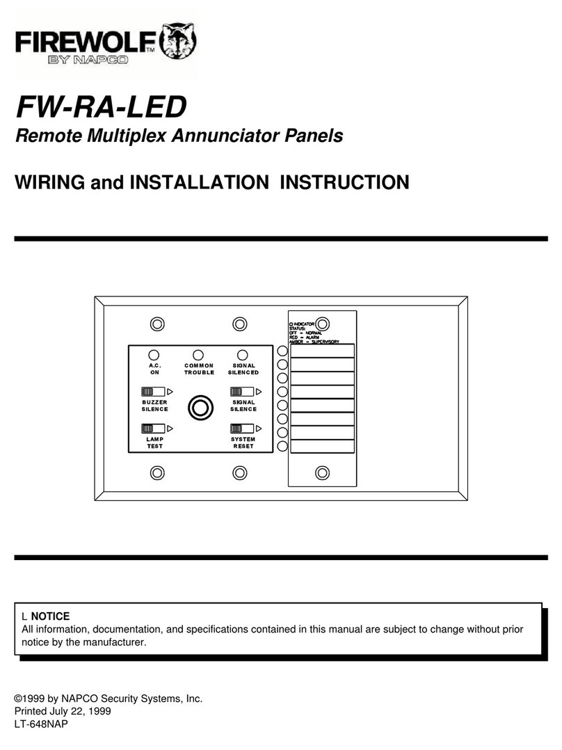 FIREWOLF FW-RA-LED Wiring & installation instructions FIREWOLF FW-RA-LED Wiring & installation instructions
