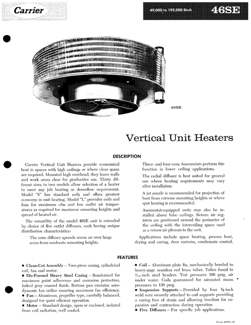 Carrier 46SE Information manual