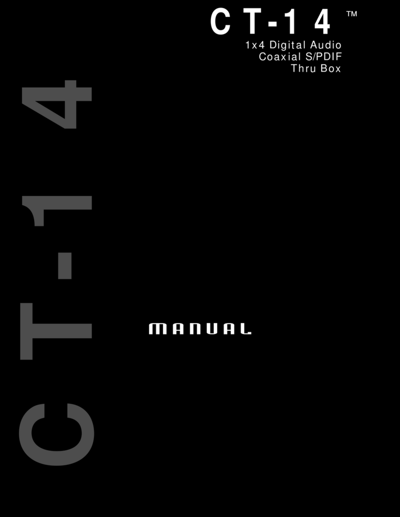 M-Audio CT-14 User manual
