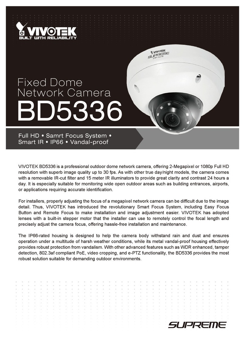 Vivotek BD5336 Technical specifications