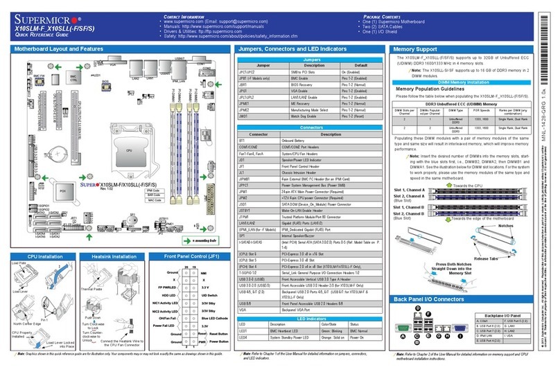 Supermicro X10SLM-F_X10SLL User manual