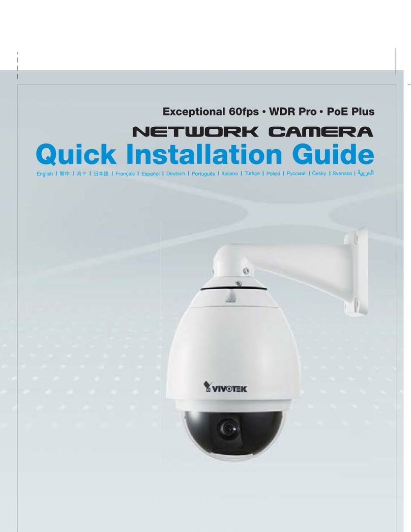 Vivotek SD8311E User manual