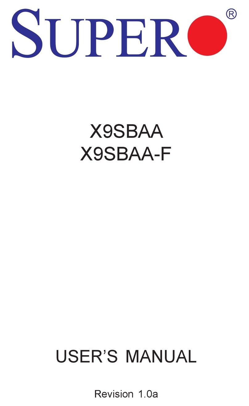Supero X9SBAA user manual