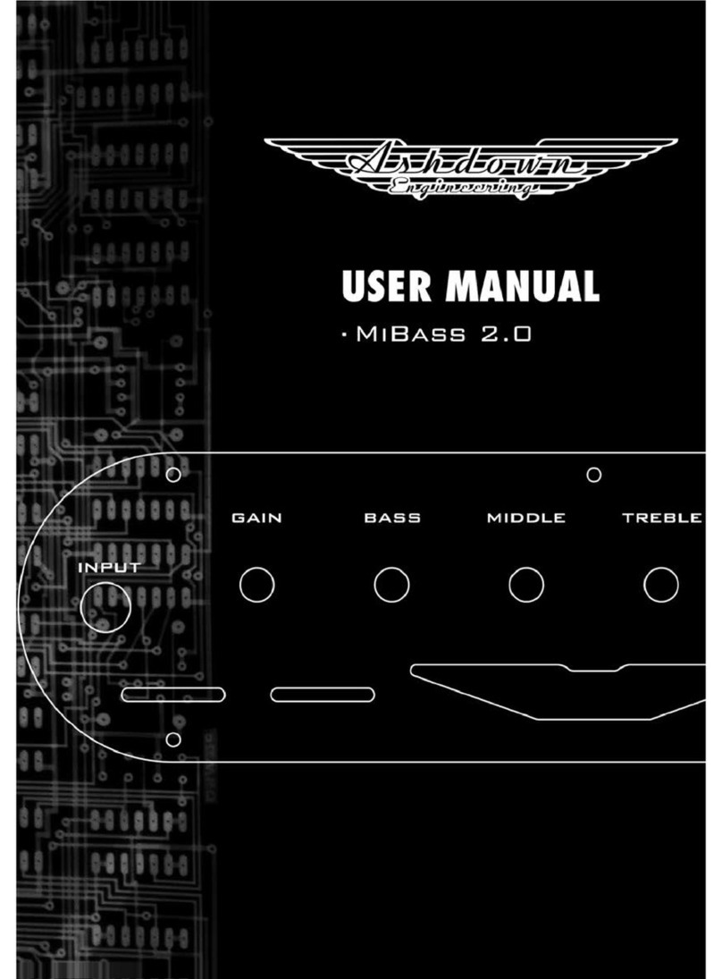 Ashdown MiBass 2.0 user manual