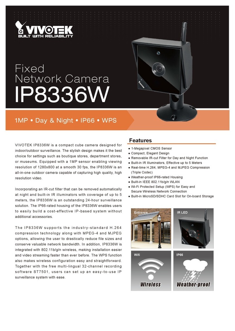 Vivotek IP8336W Technical specifications