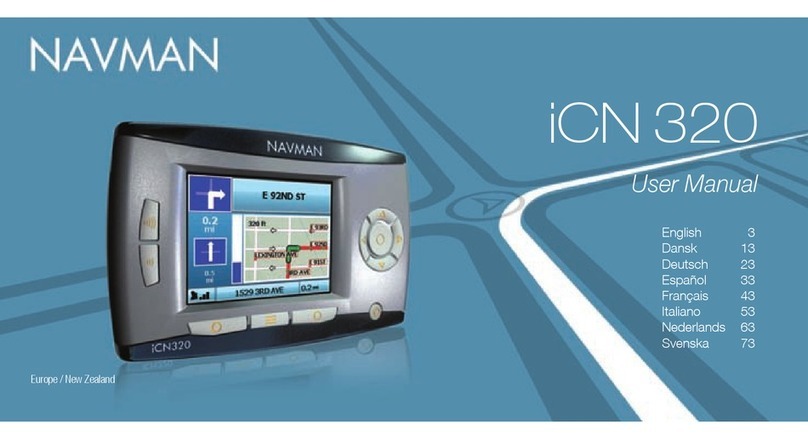 Navman iCN 320 user manual