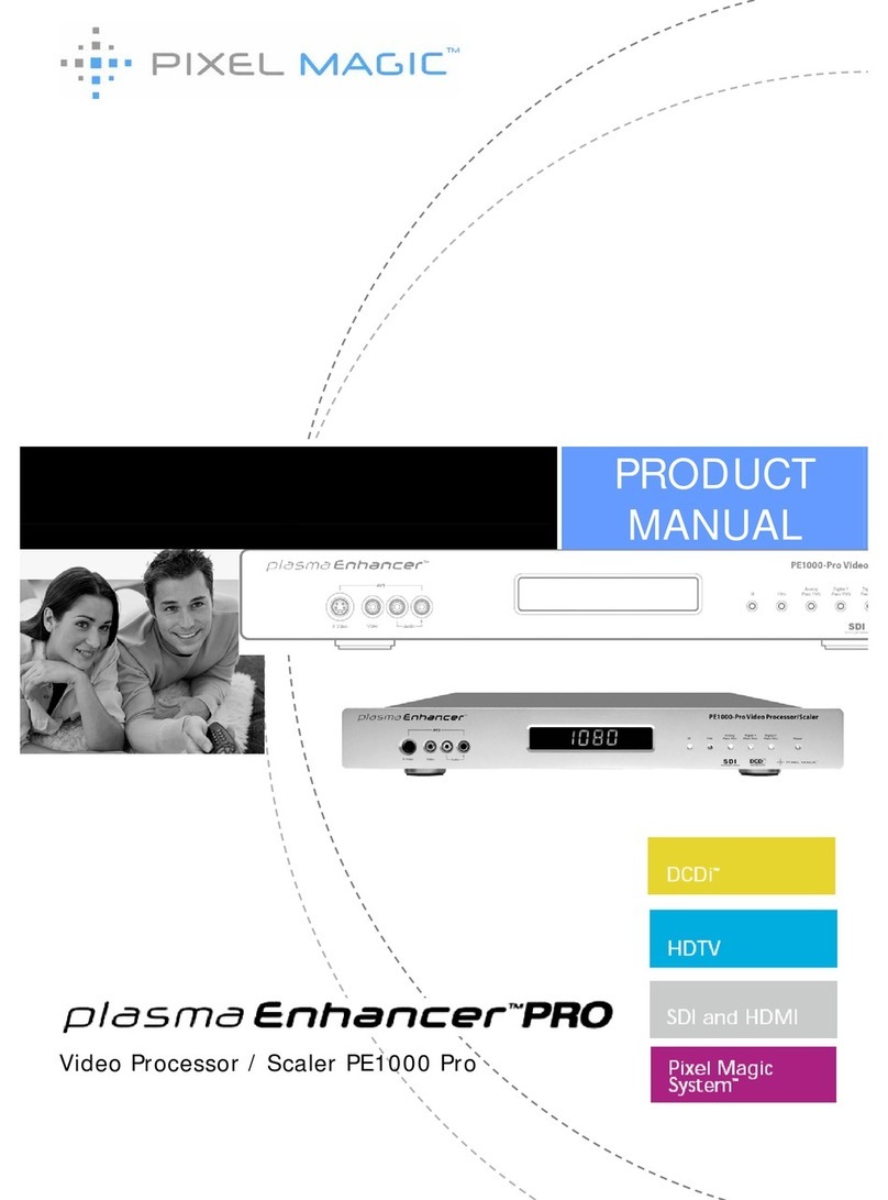 Pixel Magic Plasma Enhancer PE1000 Pro product manual