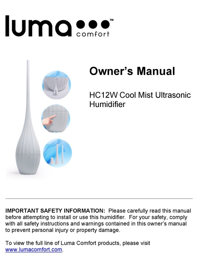Luma Comfort HC12W User manual