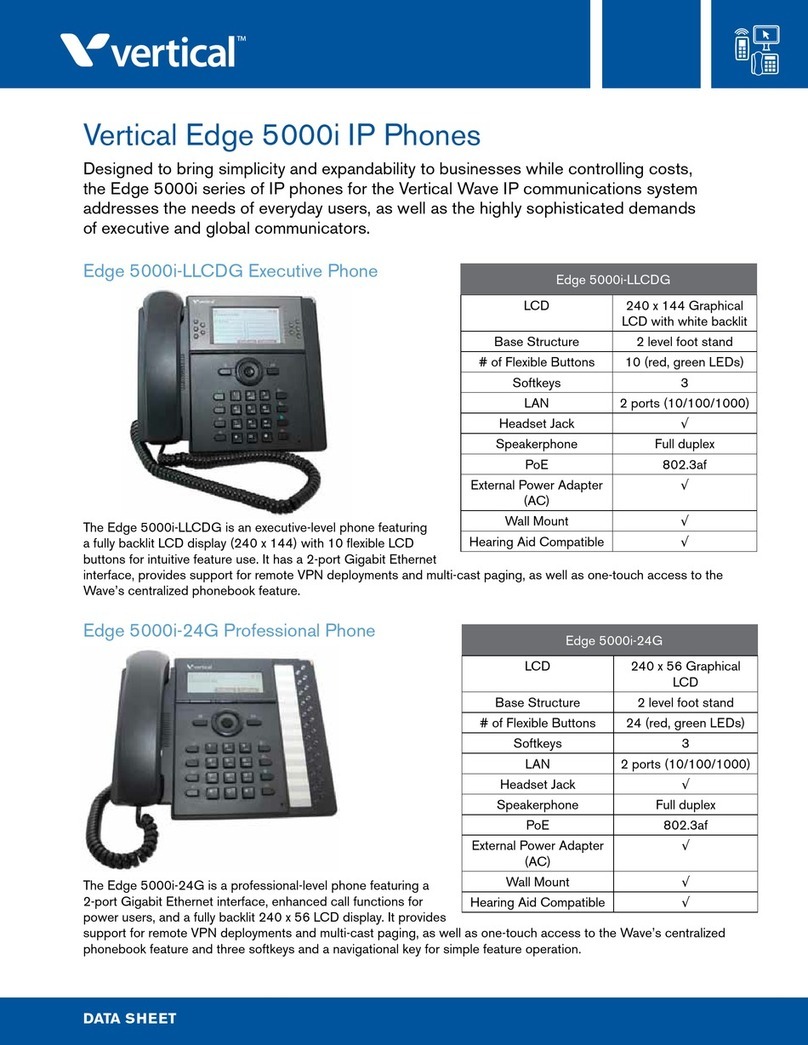 Vertical Edge 5000i-LLCDG User manual Vertical Edge 5000i-LLCDG User manual