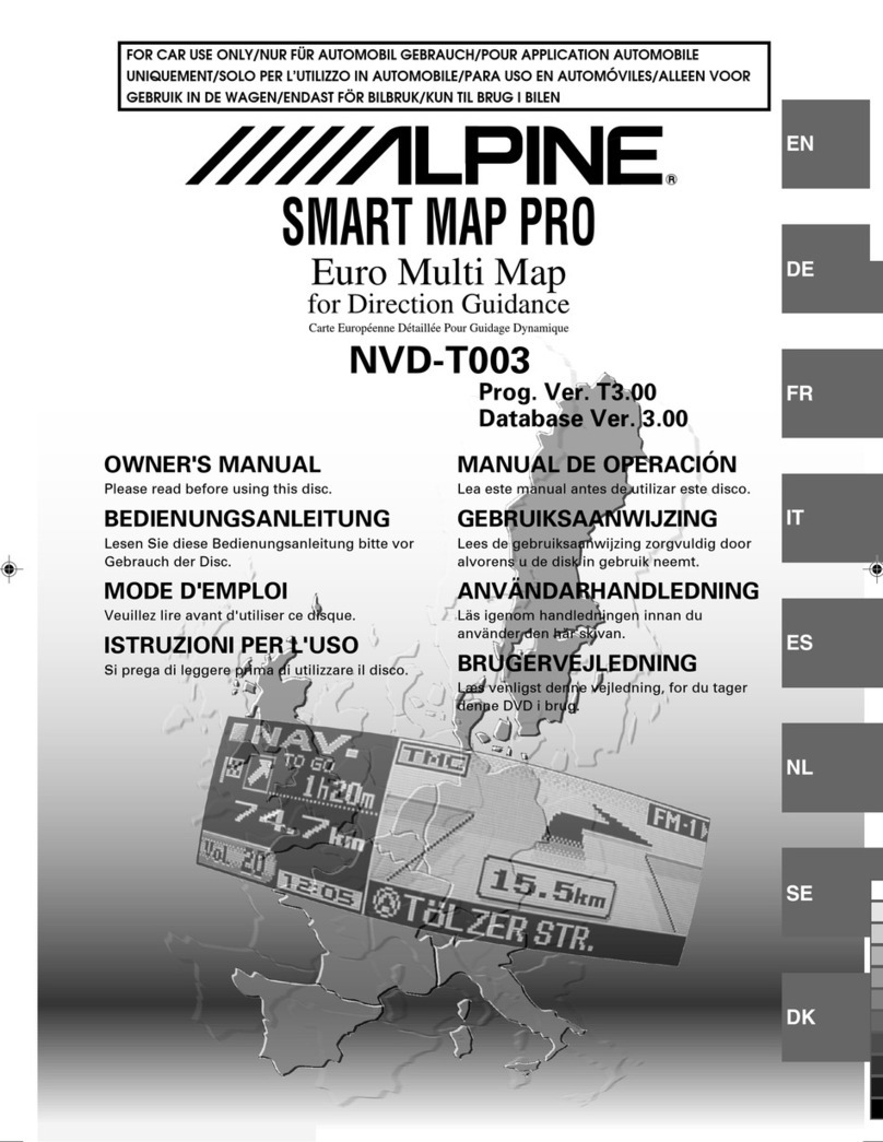 Alpine NVD-T003 owner's manual