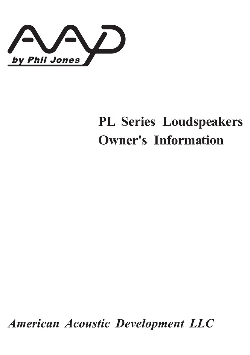 AAD PL-100 Owner's Information