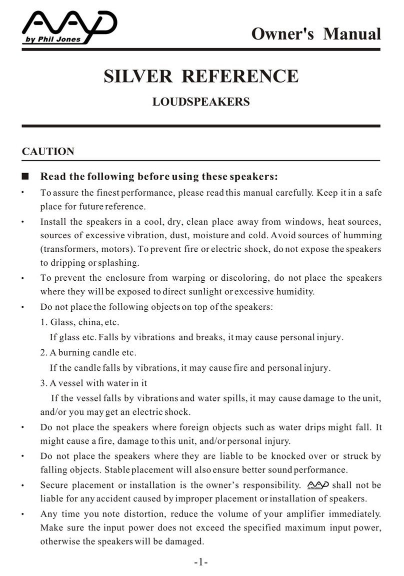 AAD Silver-1 owner's manual