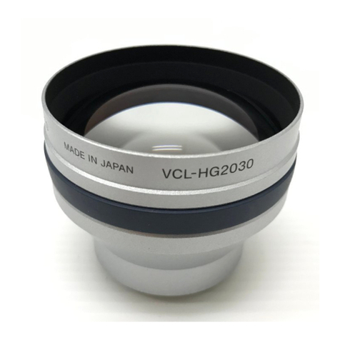 Sony VCL-HG2030/HG0730 operating instructions