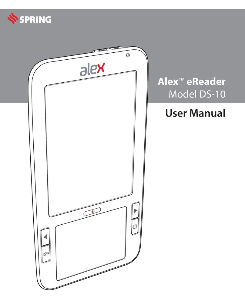 Spring Design Alex DS-10 user manual