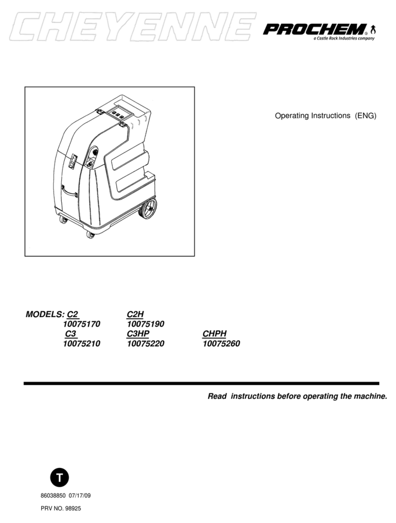 Prochem C2 10075170 operating instructions