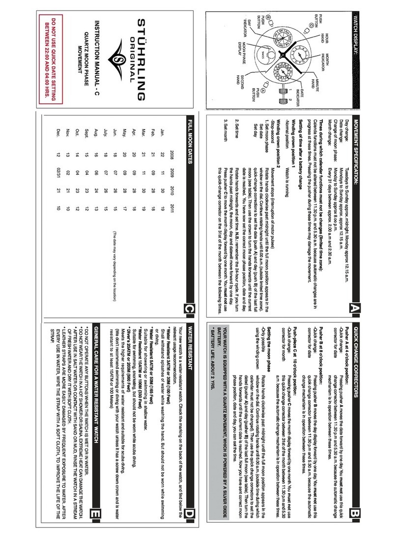 Stuhrling C User manual