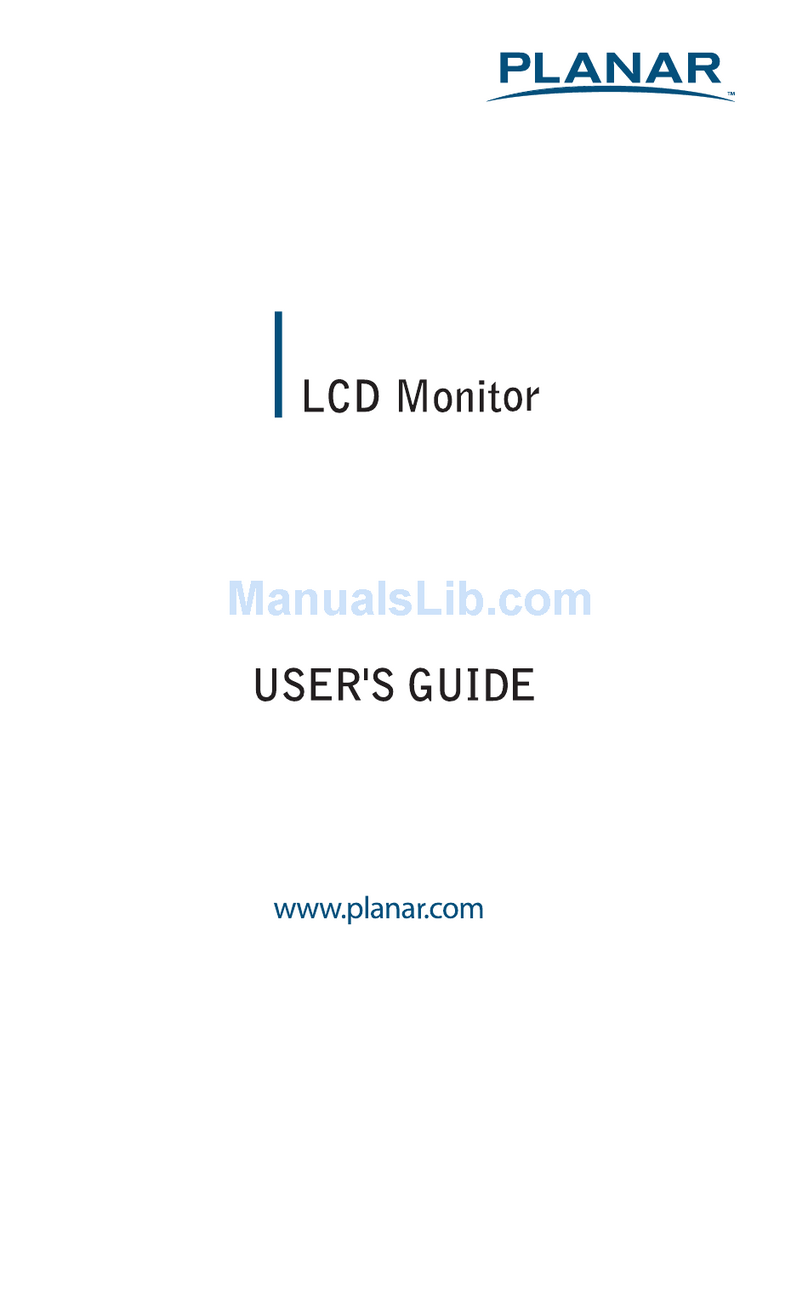 Planar PXL2260MW User manual