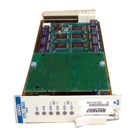ADTRAN MX2820 STS-1 MUX Owner's manual