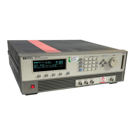 Agilent Technologies 8114A User manual