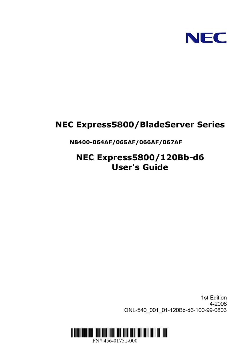 NEC NEC Express5800 Series User manual