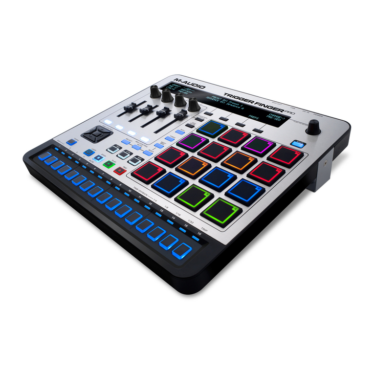 M-Audio Trigger Finger User manual