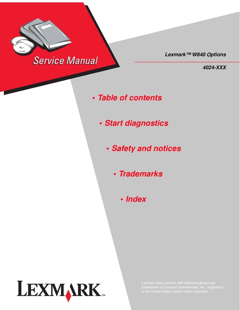 Lexmark W840 User manual